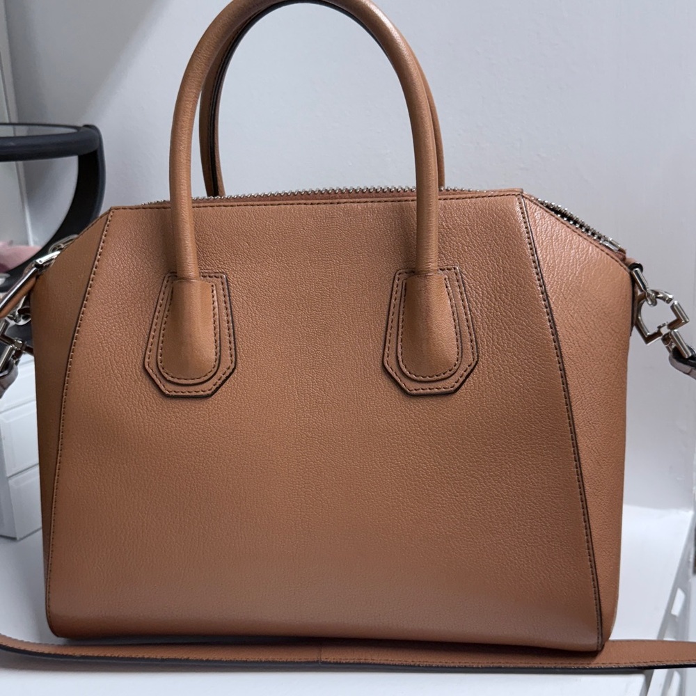 Givenchy Antigona Tan Leather Handbag - Picture 7 of 12